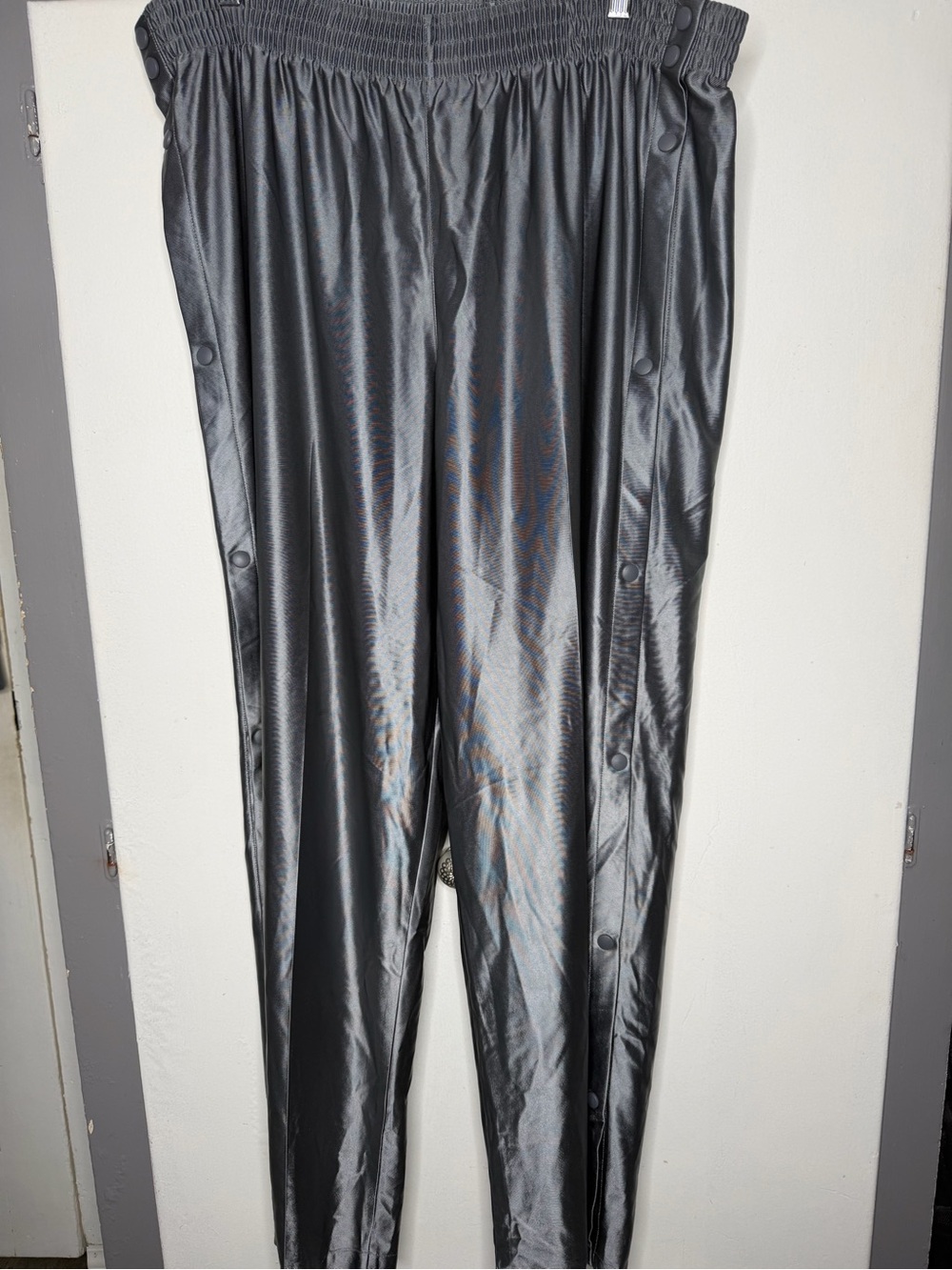 Nike Mens Vintage Tearaway Snap Pants XXL 2XL Breakaway Basketball metallic Y2K
